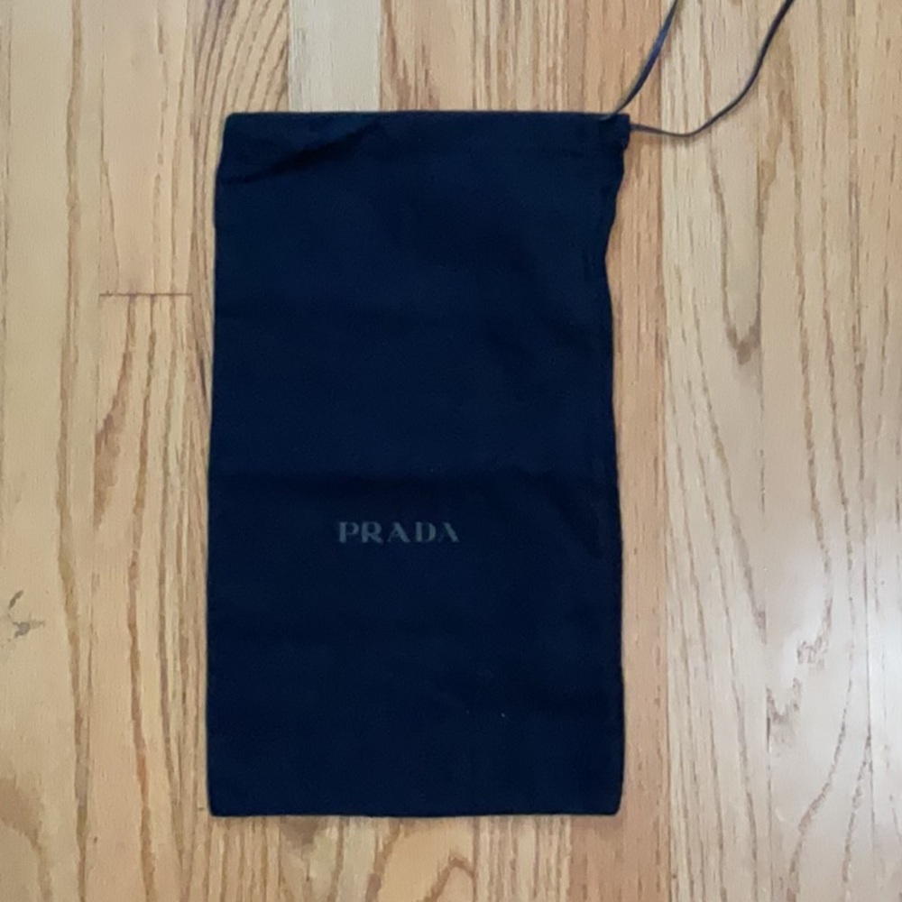 Prada Blue Drawstring dust Bag